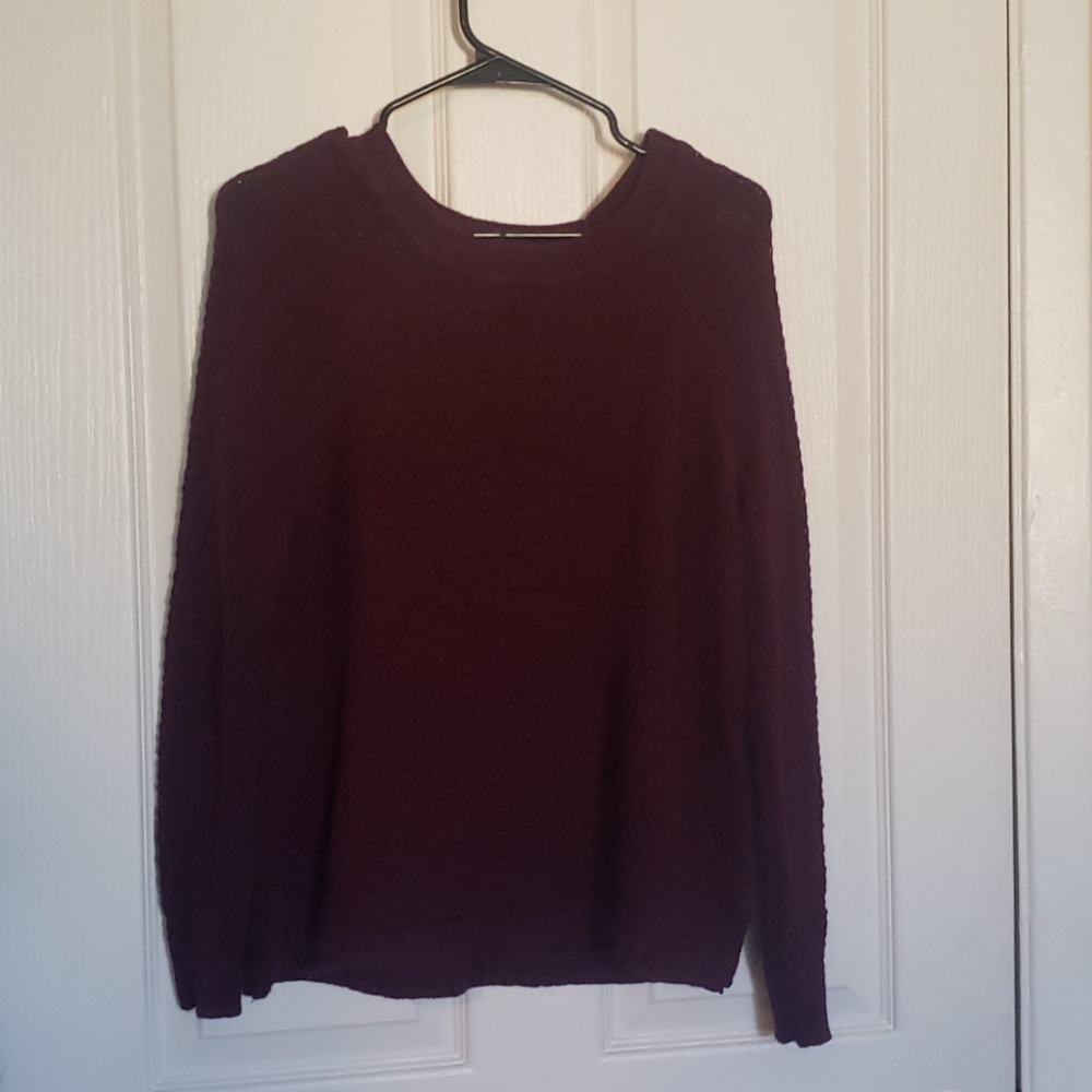 Maroon Knit Sweater